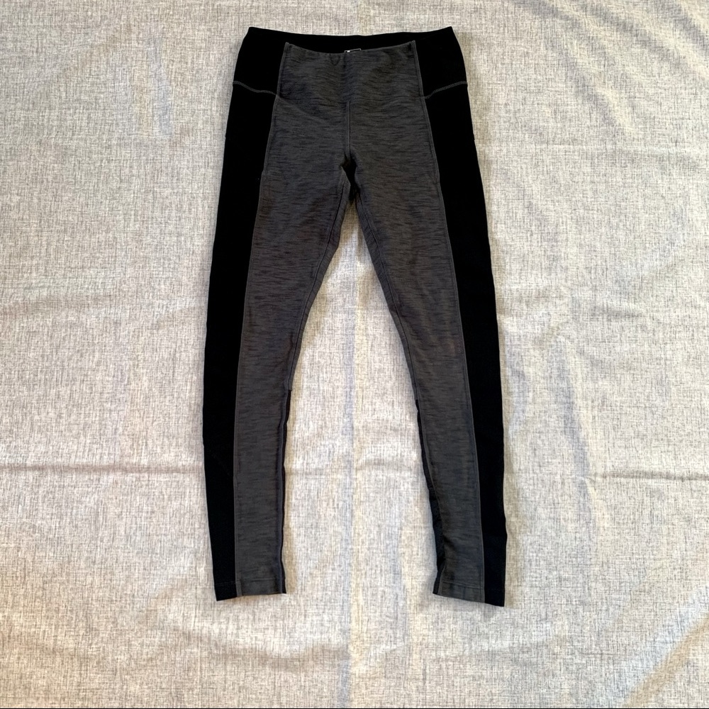 Mondetta Grey and Black Leggings- Medium